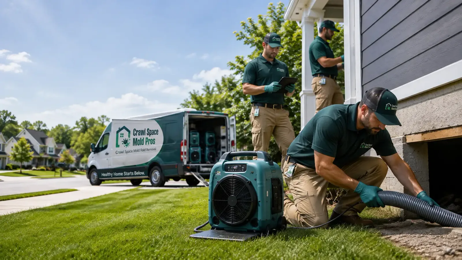Crawl Space Mold Removal in Keyes, CA